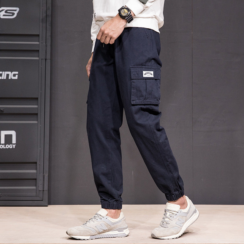 Hip-Hop Cropped Cargo Pants