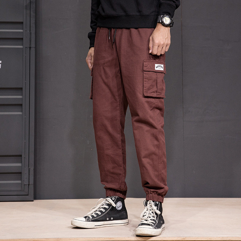 Hip-Hop Cropped Cargo Pants