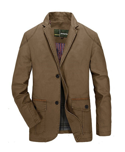 Cotton Jacket with Polyester Lining