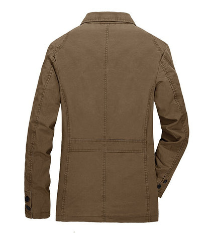 Cotton Jacket with Polyester Lining