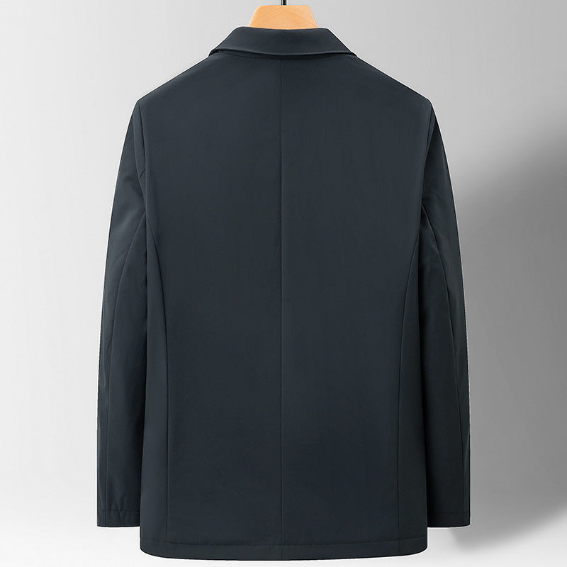 Light Business Style Solid Color Shirt