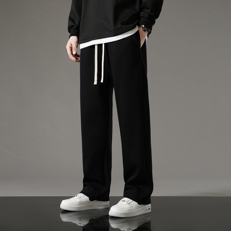 Flat-leg Casual Pants
