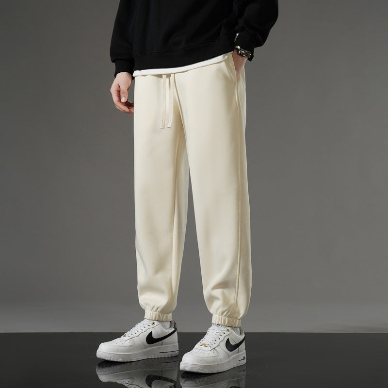 Flat-leg Casual Pants