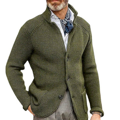 Knitted Sweater Men's Coat