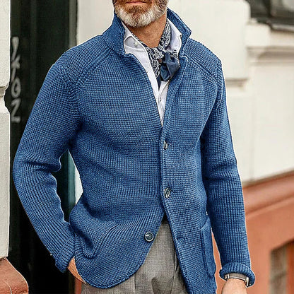 Knitted Sweater Men's Coat