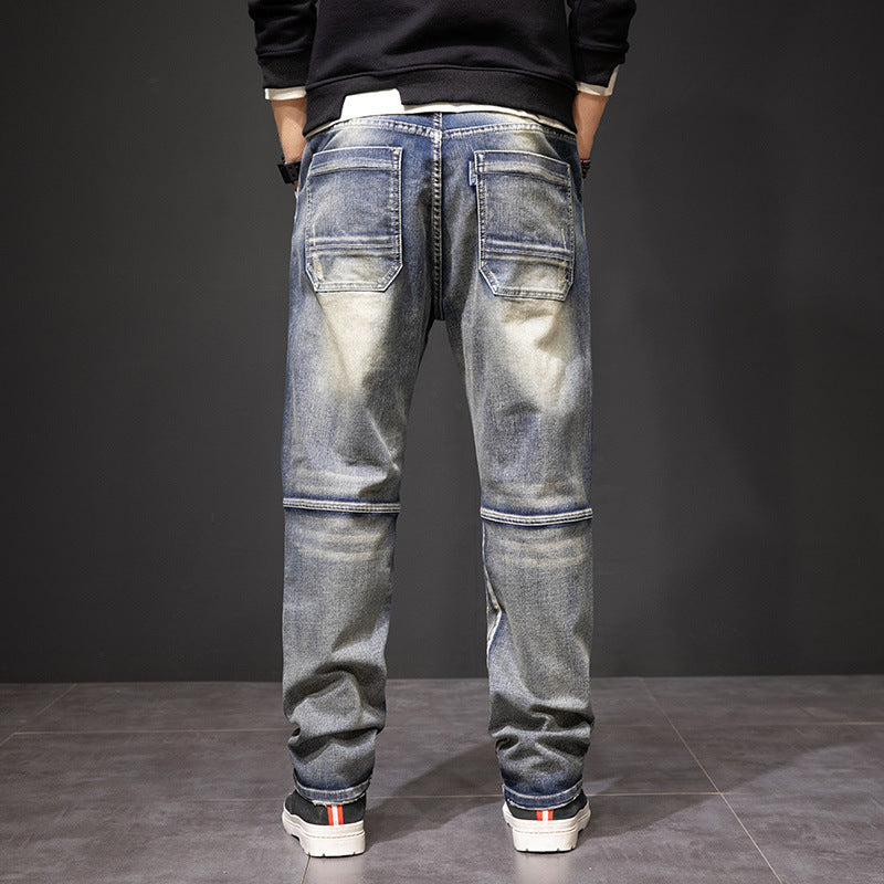 Retro Nostalgic Straight-Leg Pants – Classic Style