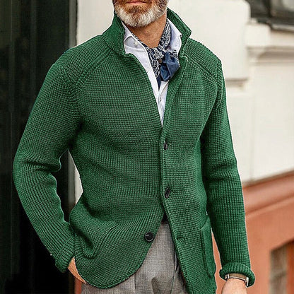 Knitted Sweater Men's Coat