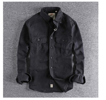 Multi-bag Shirt Coat - Simple Washing