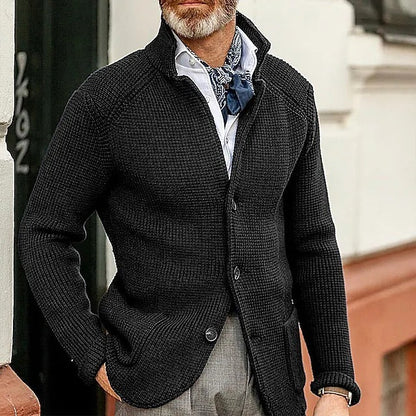 Knitted Sweater Men's Coat